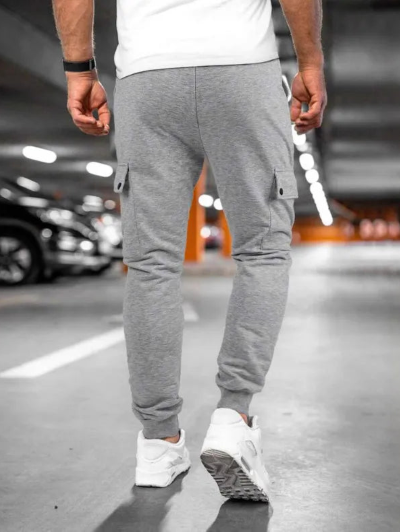 Heren Slim Fit Joggingbroek | Tapered, Met Ritszakken