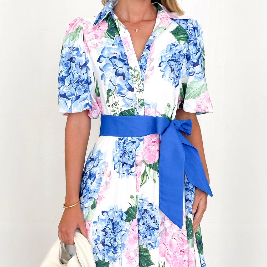 Dames Elegante Strik Zomerjurk | Maxi