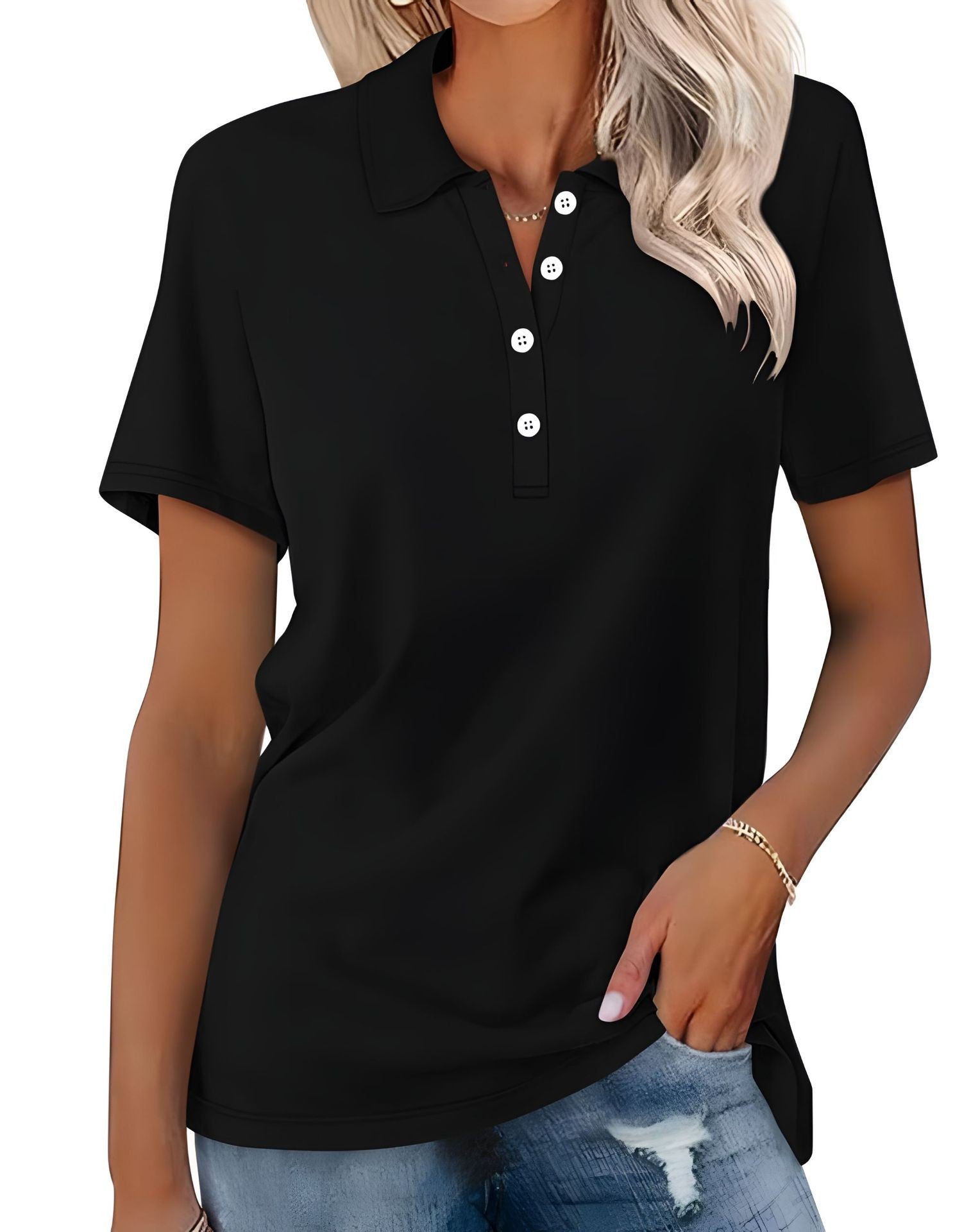 Dames Premiumkwaliteit Poloshirt – Tijdloos en Ademend Polo Shirt