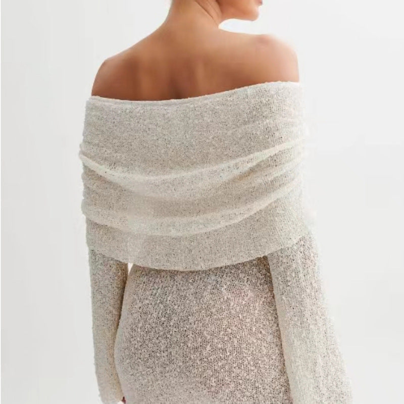 Dames Off-shoulder Partykleid | Mini