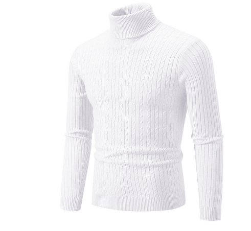 Heren Fijngebreide Pullover | Warme Rollkraagstijl