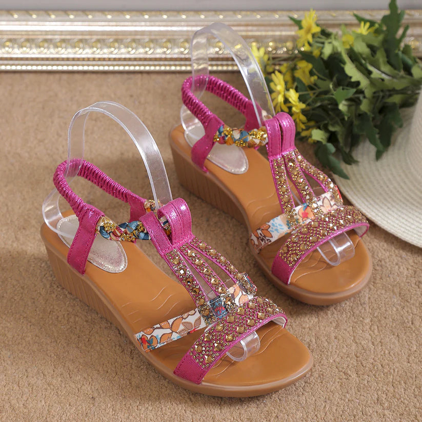 Dames Elegante Sandalen | Plateau Riemen