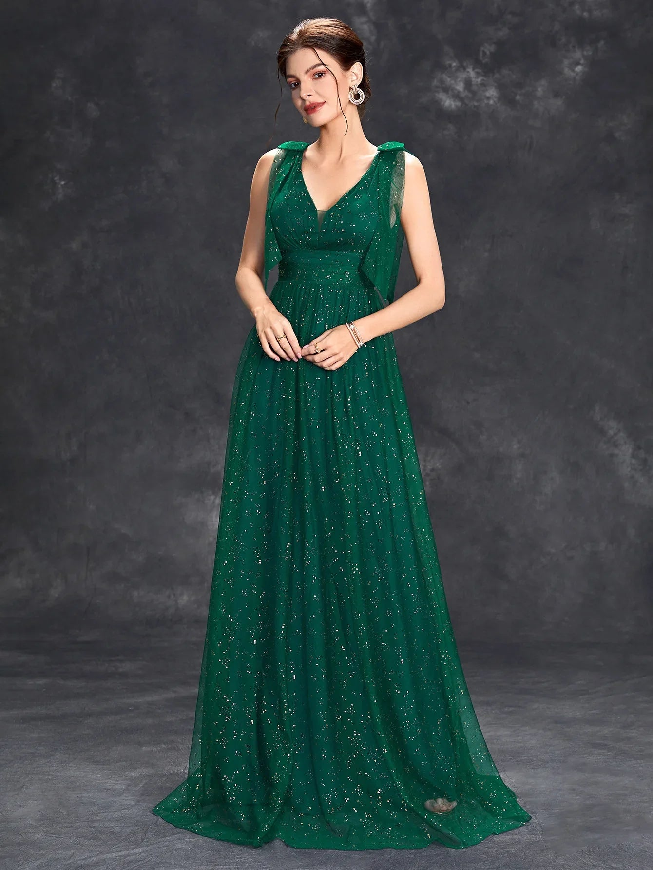 Dames Glitzer Gala Avondjurk | Maxi