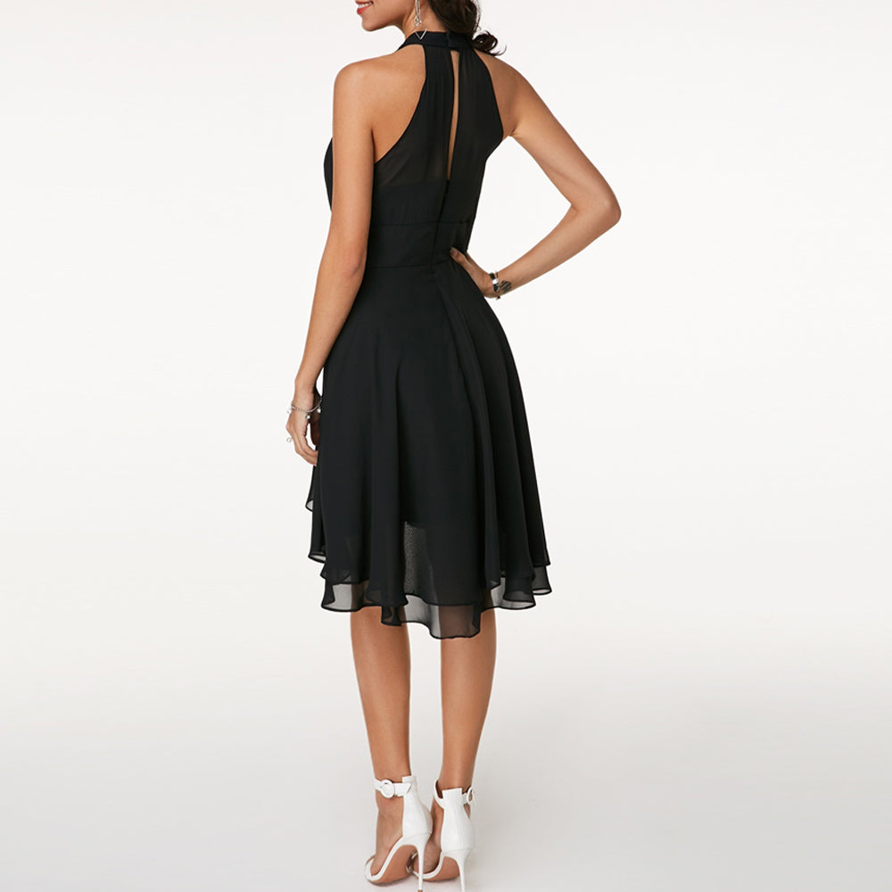 Abito da sera elegante A-line per donne | Midi