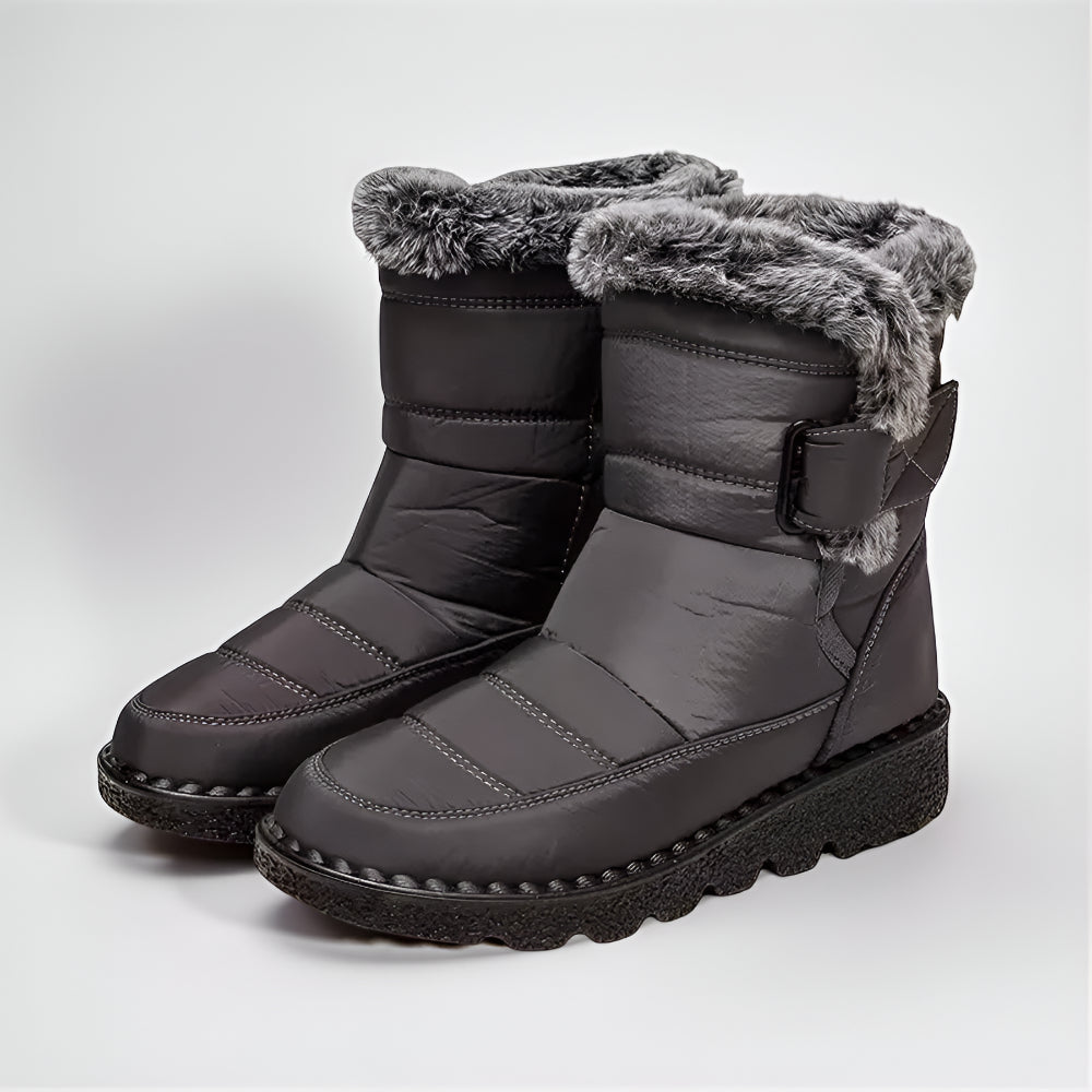 Dames Warme Gevoerde Snowboots – Waterdicht Antislip
