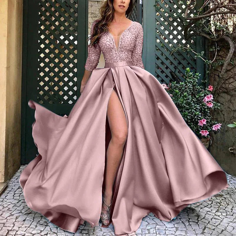 Dames Elegante Lange Avondjurk | Maxi