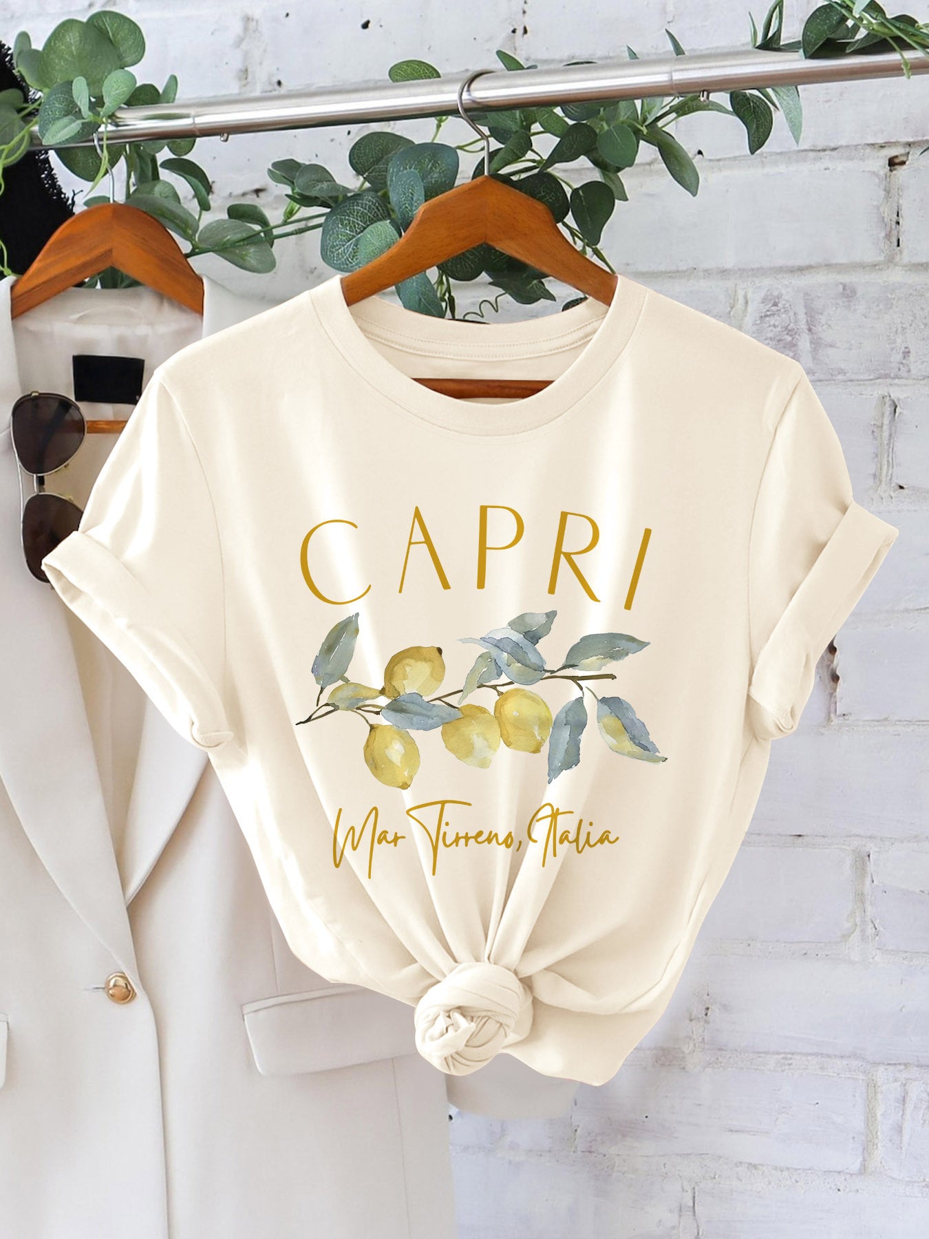 Dames Zomer T-shirt | Kurzarm, Bedrukt