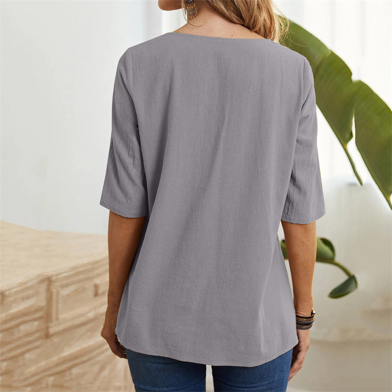 Dames Zomer Tuniek | Halflang, Asymmetrisch