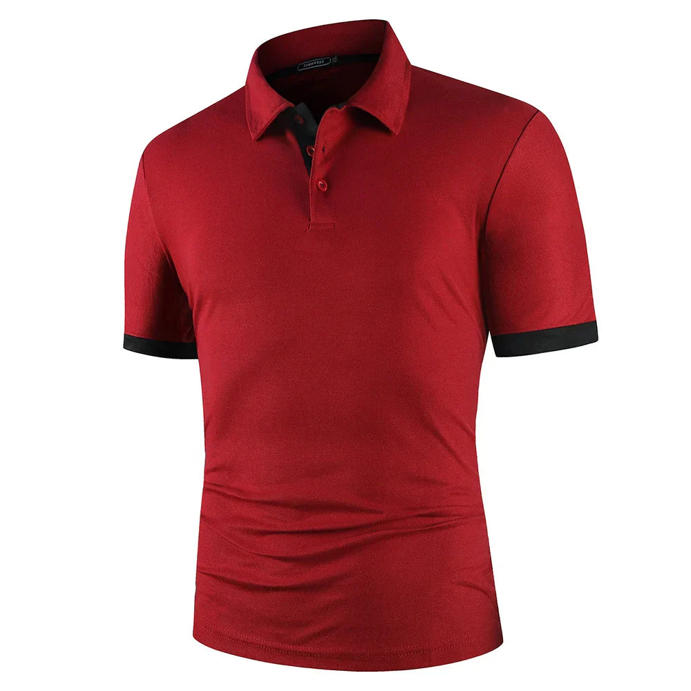 Heren Sportieve Polo | Korte Mouw