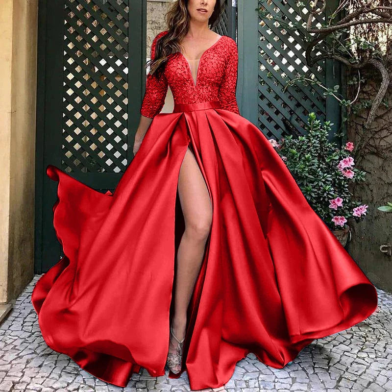 Dames Elegante Lange Avondjurk | Maxi