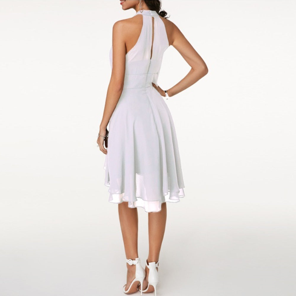 Abito da sera elegante A-line per donne | Midi