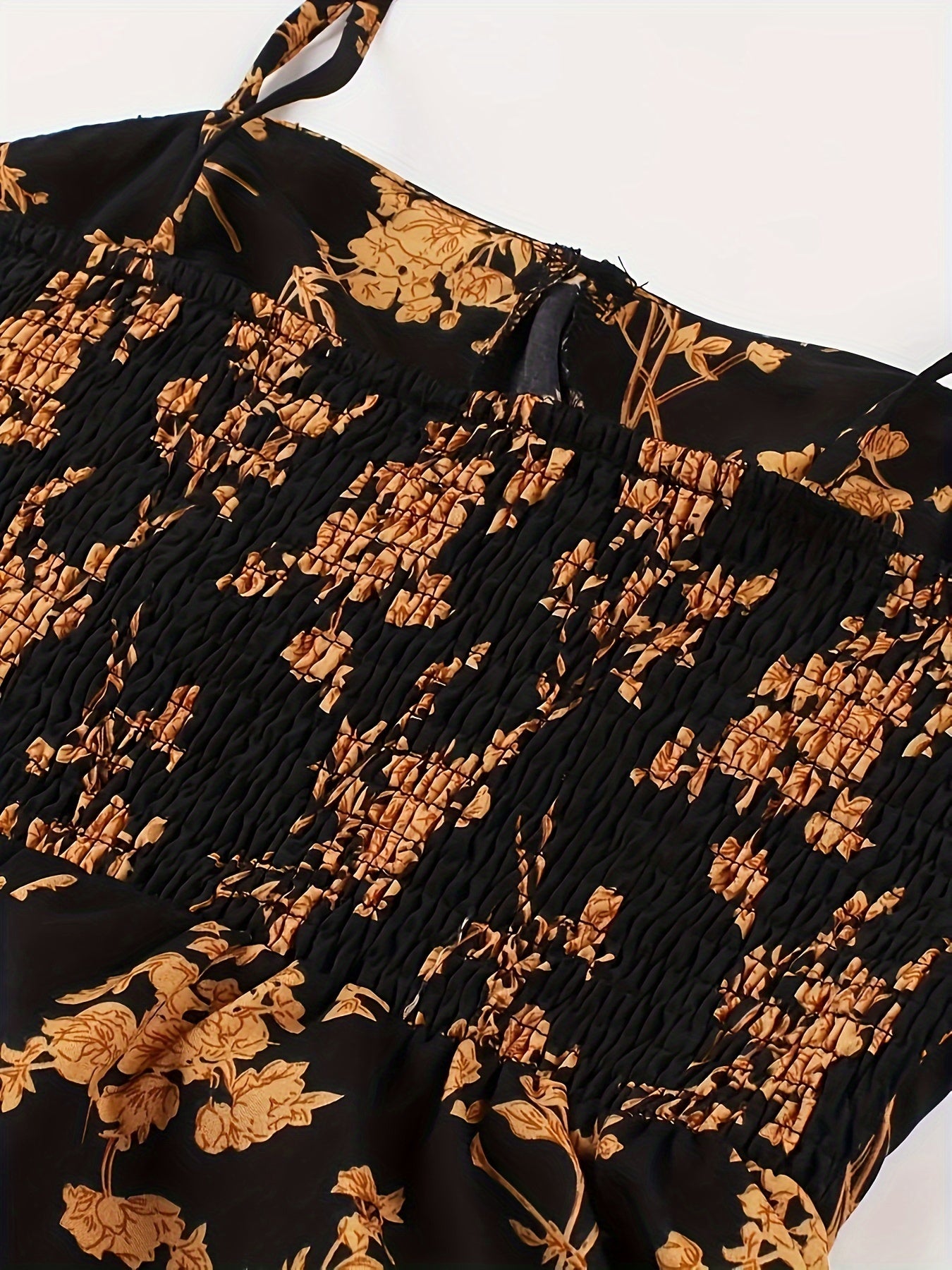 Dames Elegante zomerjurk met strikbandjes | Maxi