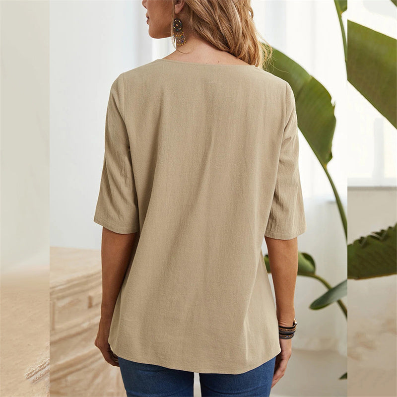 Dames Zomer Tuniek | Halflang, Asymmetrisch