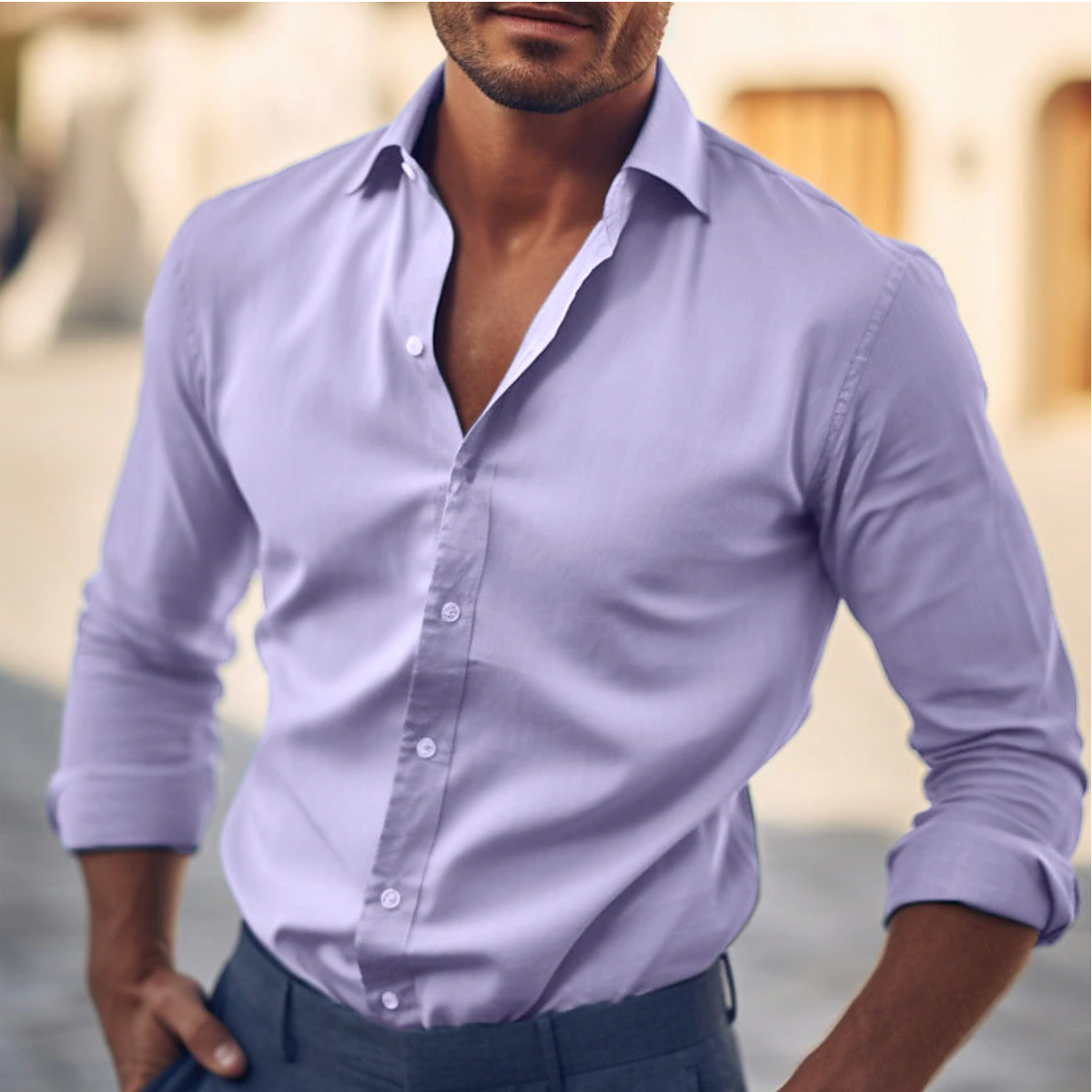 Camicia Curata da Uomo | Maniche Lunghe