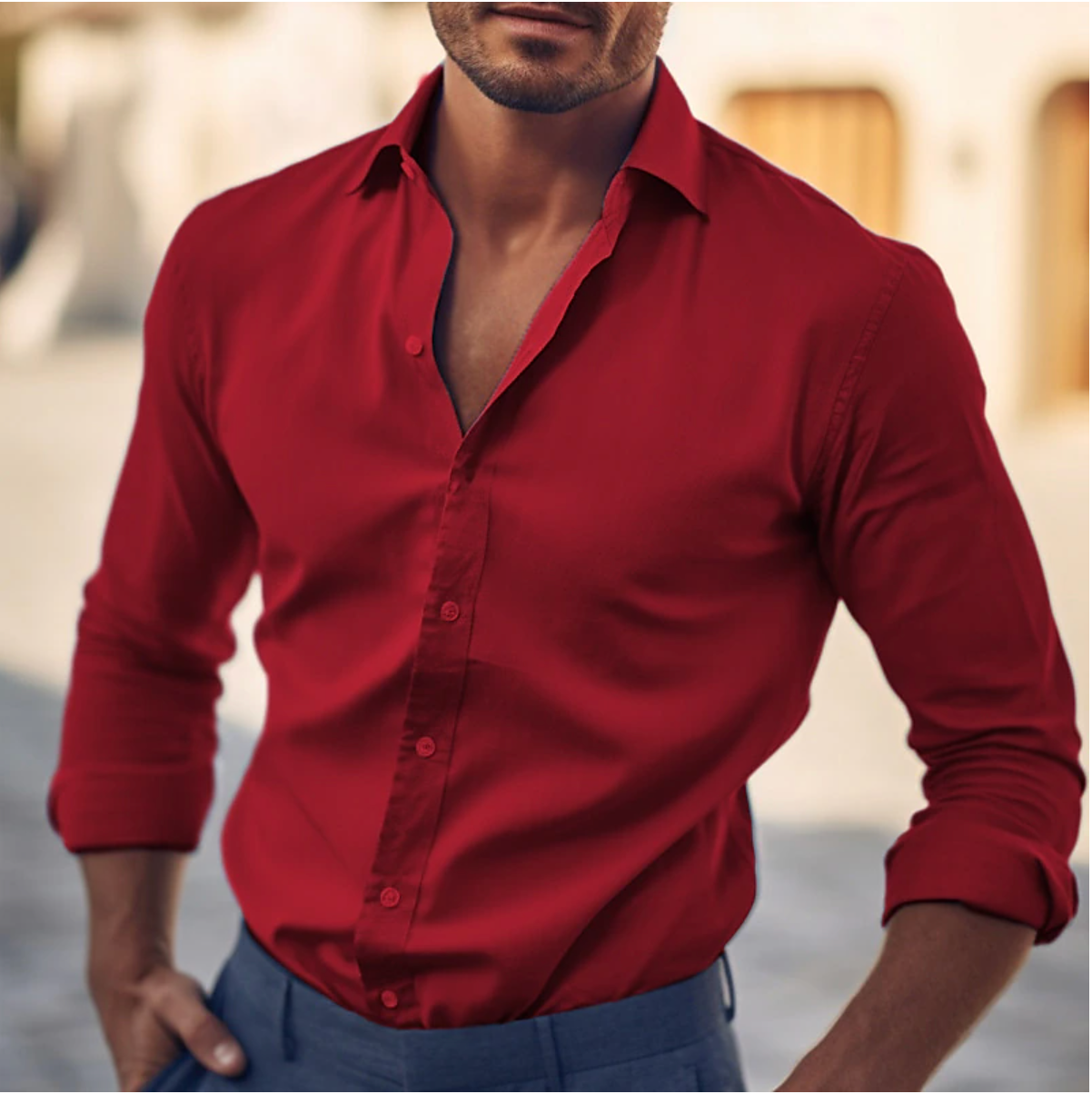 Camicia Curata da Uomo | Maniche Lunghe