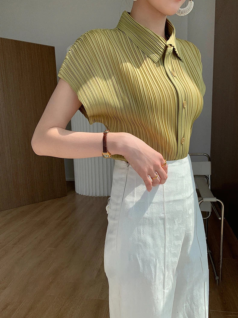 Dames Elegante Zomer Hemd | Kurzarm, Lichtgewicht