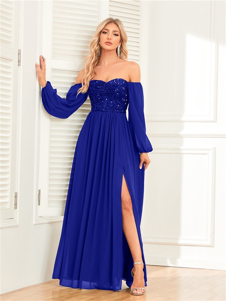 Abito da sera Gala in Chiffon per Donne | Maxi
