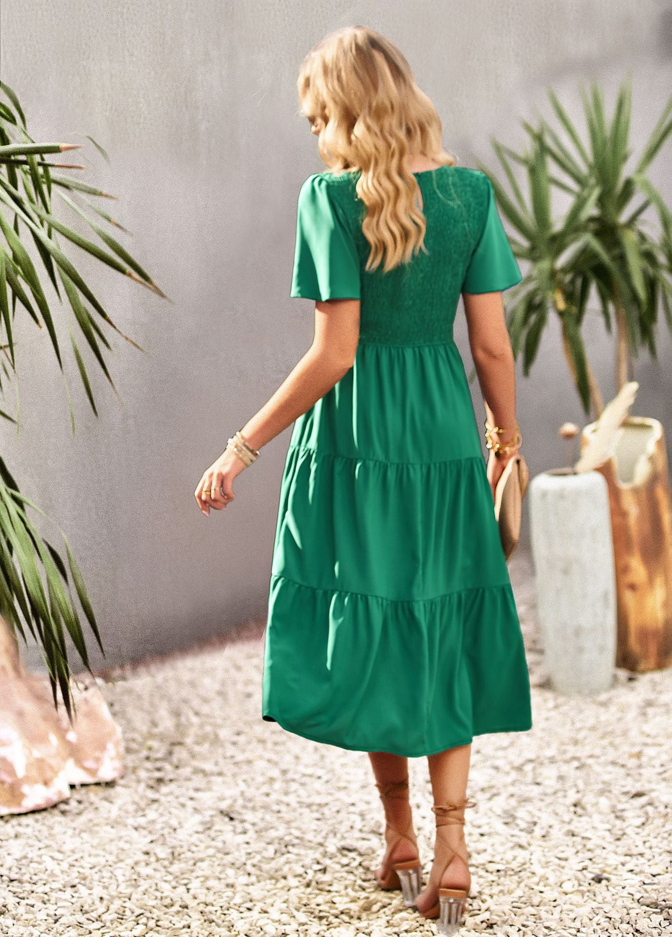Dames Trouw zomerjurk | Midi
