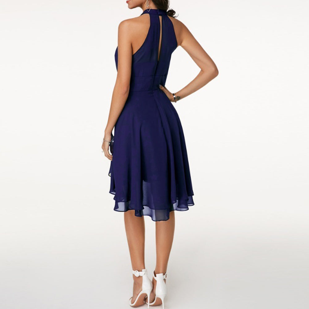 Abito da sera elegante A-line per donne | Midi