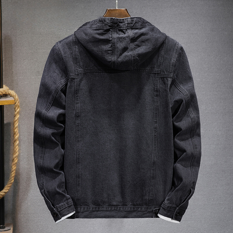 Heren Denim Jeans Jas | Lichte & Stijlvolle Overgangsjas