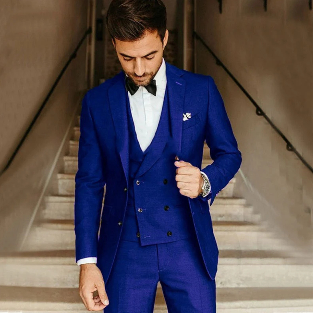 Abito Classico Uomo Tre Pezzi | Doppio Gilet, Slim Fit