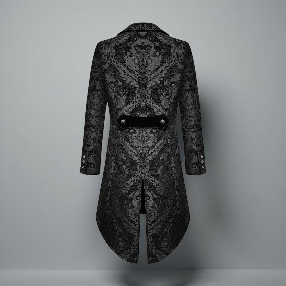 Heren Gothic Steampunk Jas – Lange Mouw Victoriaans