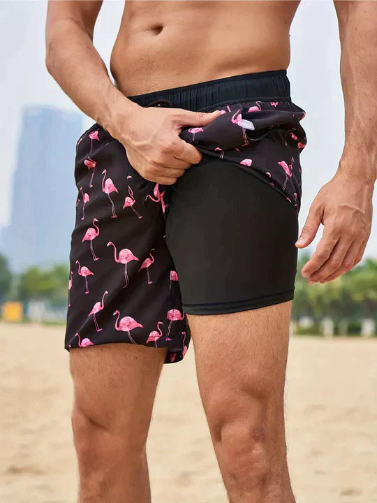 Heren Zomer Zwemshort | Kort, Met Binnenzak