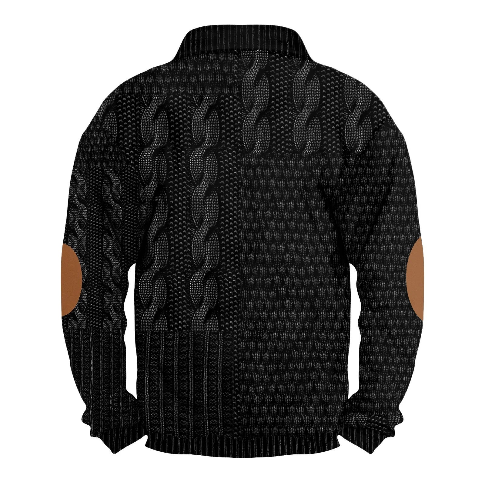 Heren Gebreide Pullover | Korte Ritsstijl