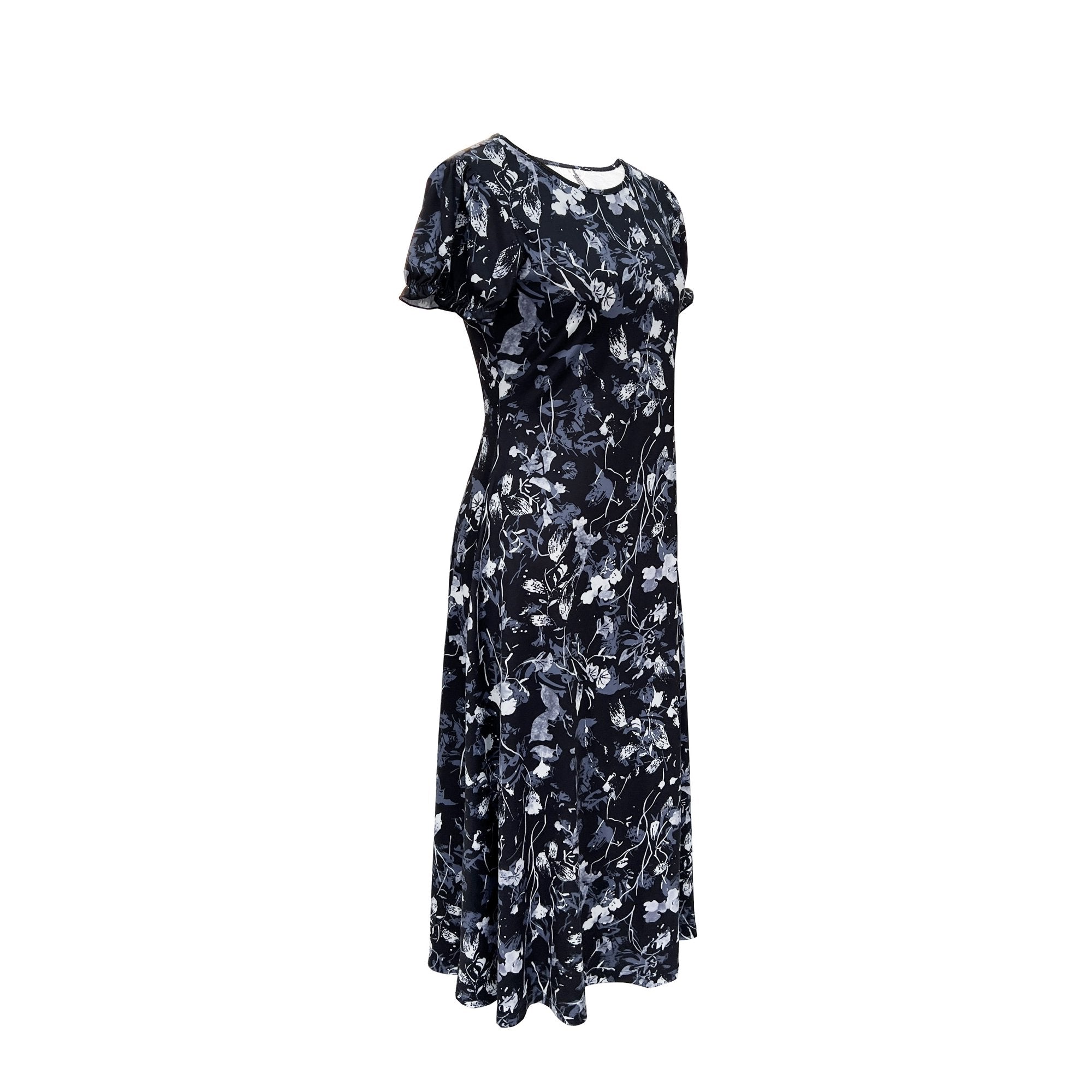 Dames Elegante zomerjurk met bloemenpatroon | Midi