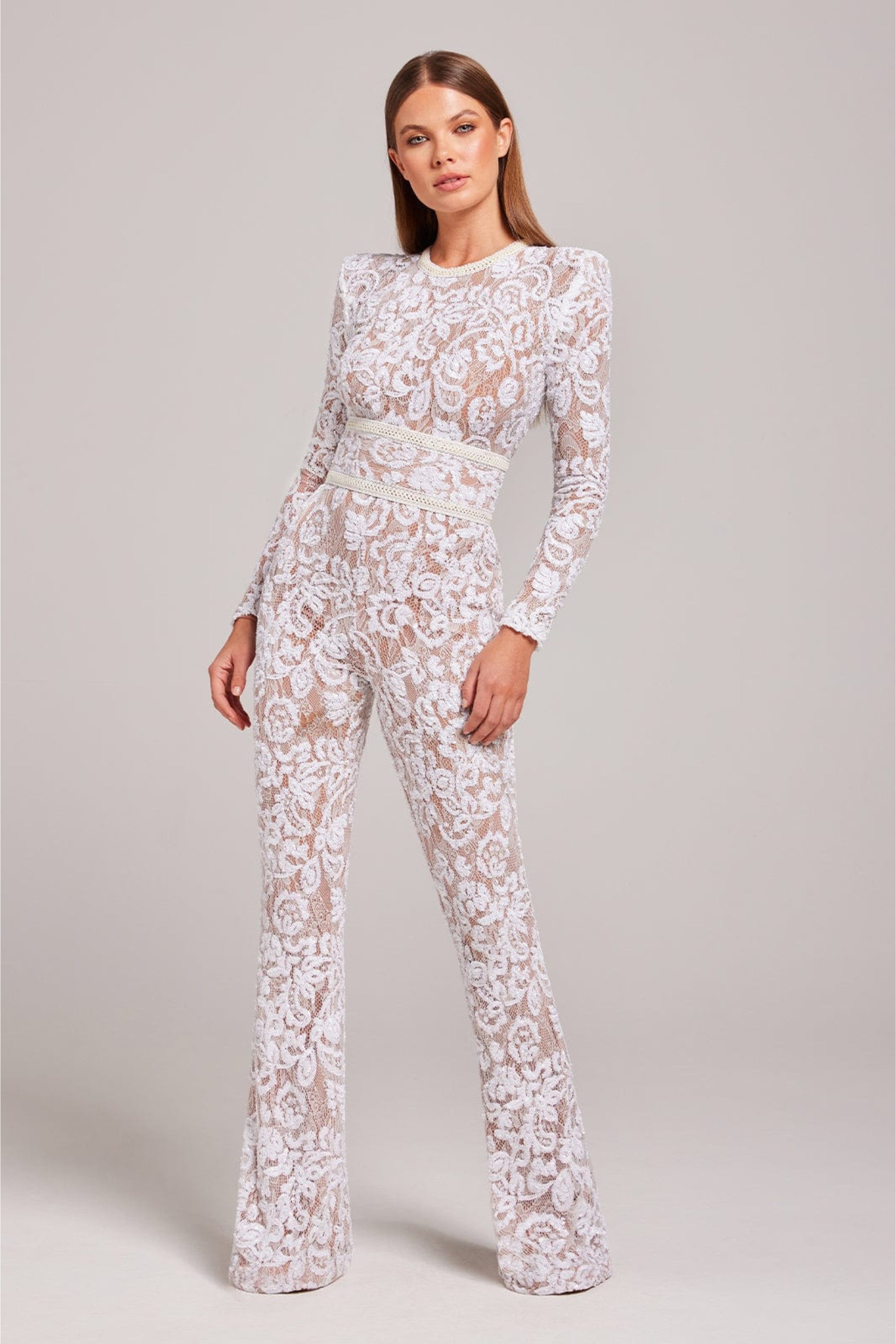 Dames glitter jumpsuit | Feestelijk gala ontwerp