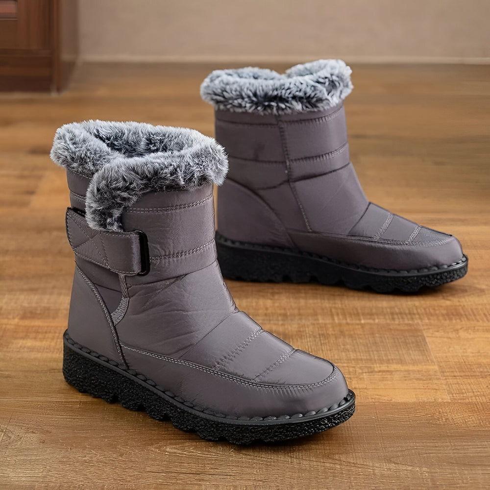 Dames Warme Gevoerde Snowboots – Waterdicht Antislip