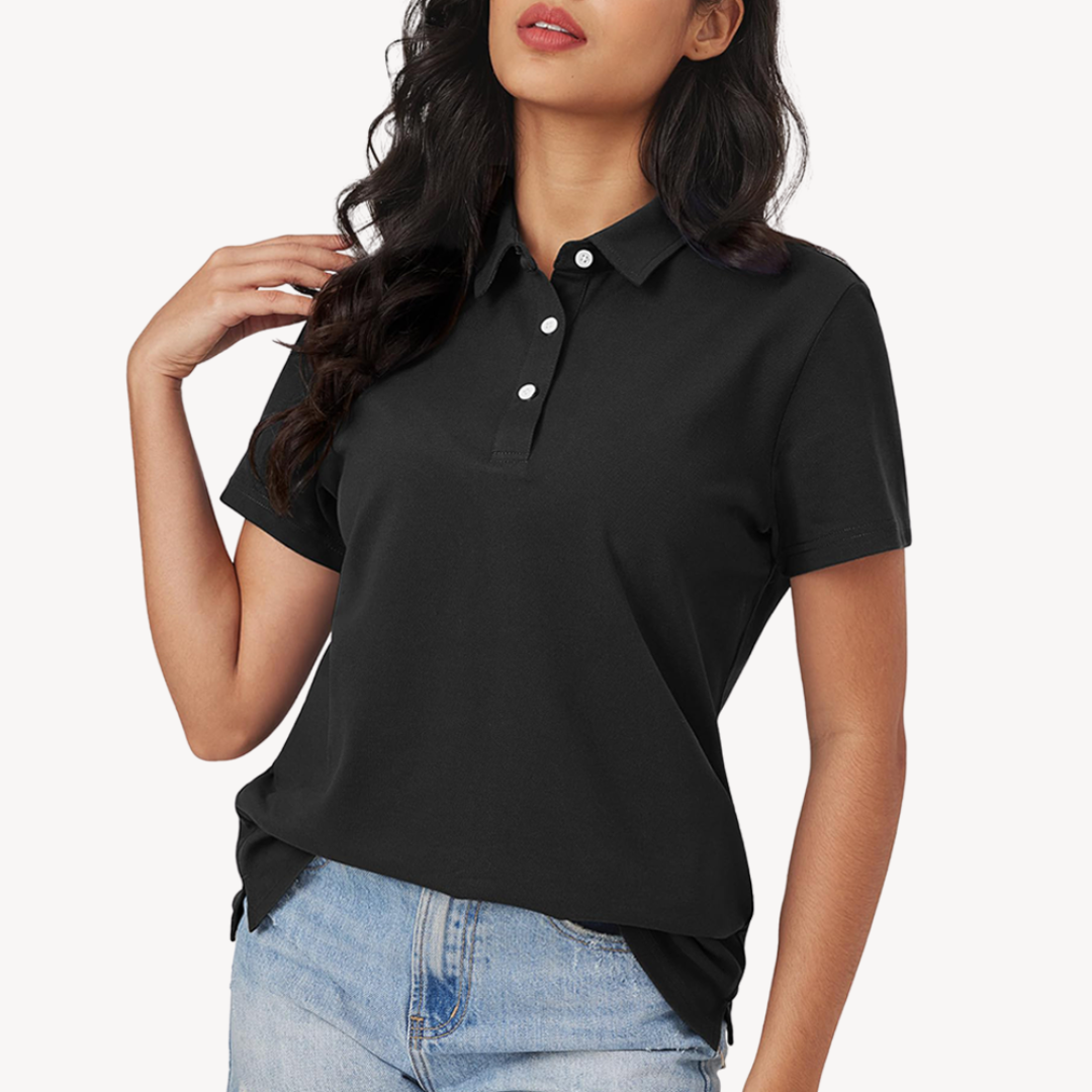 Dames Zomer Poloshirt | Kurzarm, Casual