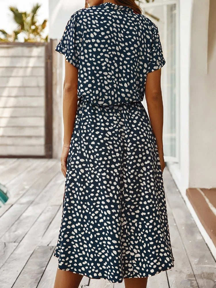 Sophie | Abito Estivo Elegante a Pois per Donne | Midi