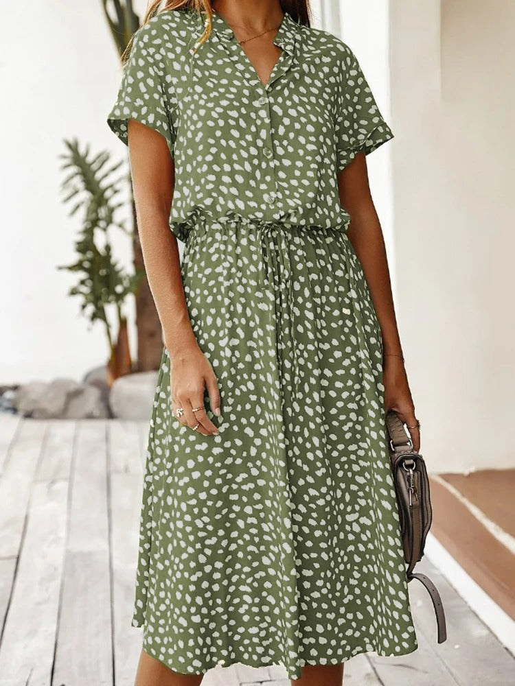 Sophie | Abito Estivo Elegante a Pois per Donne | Midi