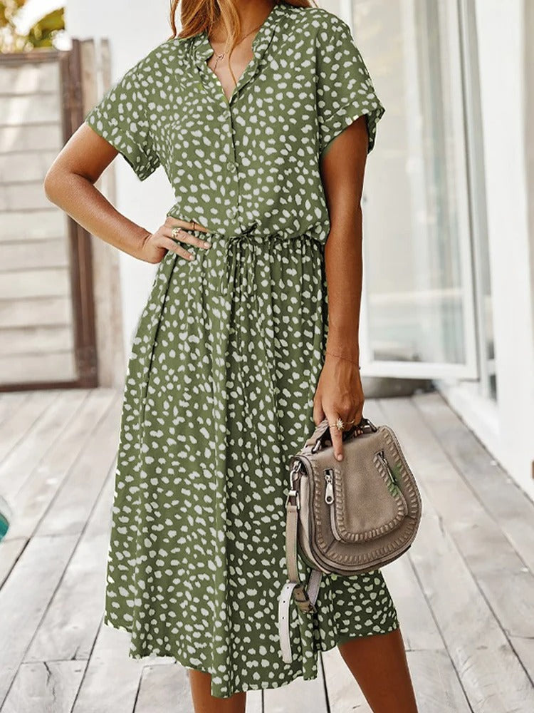 Sophie | Abito Estivo Elegante a Pois per Donne | Midi