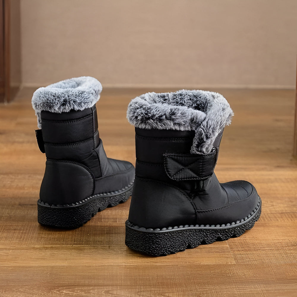 Dames Warme Gevoerde Snowboots – Waterdicht Antislip