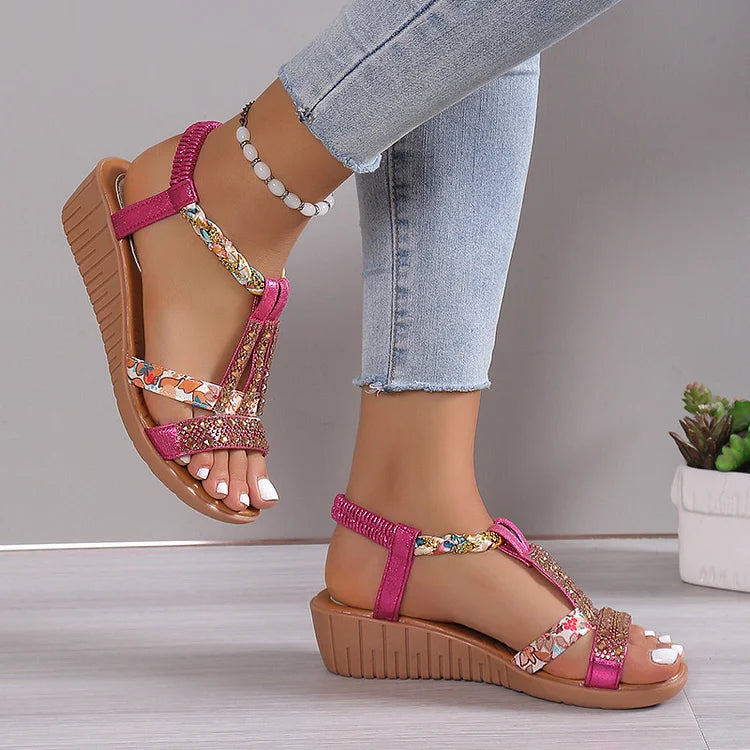 Dames Elegante Sandalen | Plateau Riemen