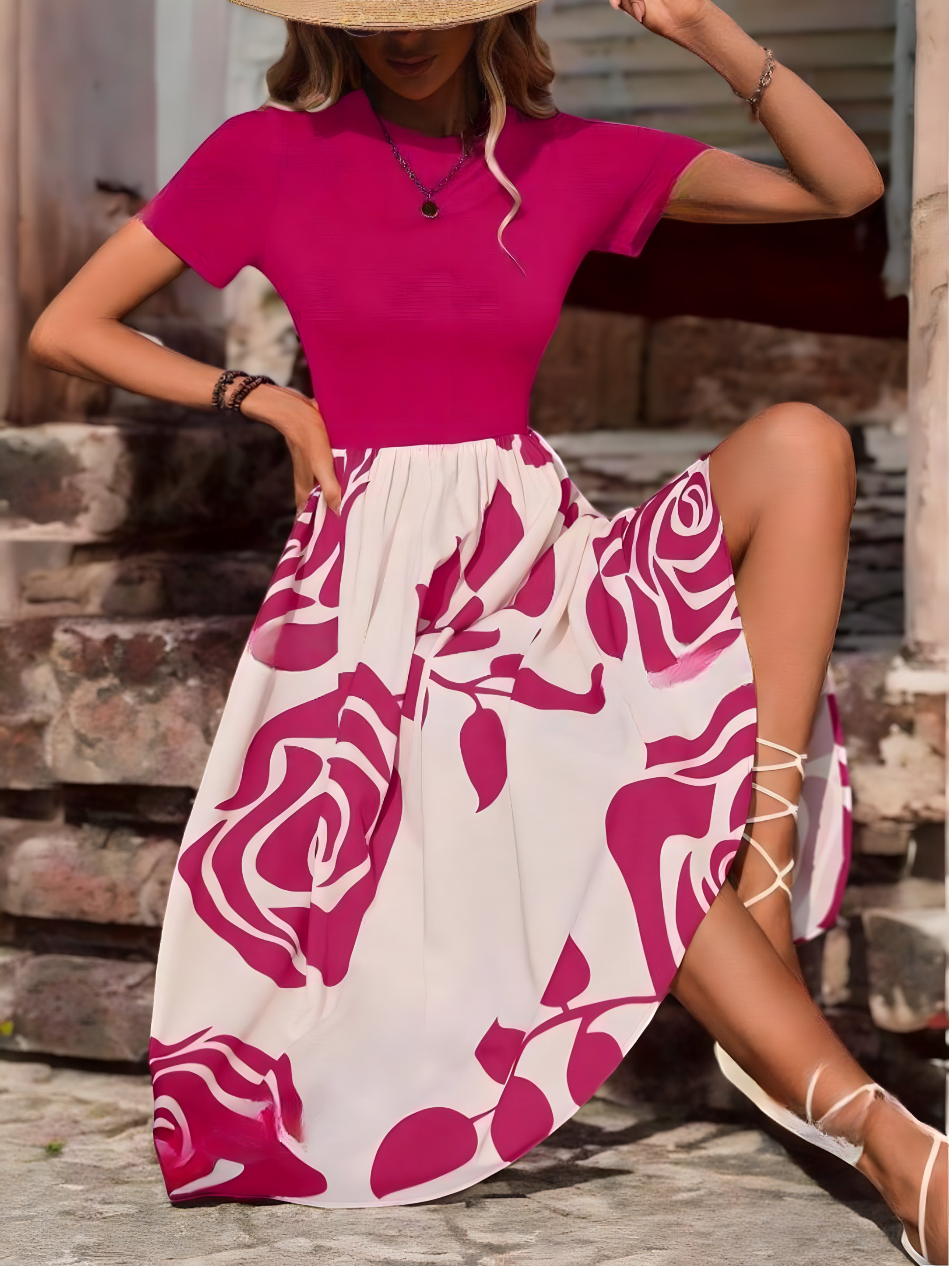Grace | Abito estivo vintage elegante da donna | Midi