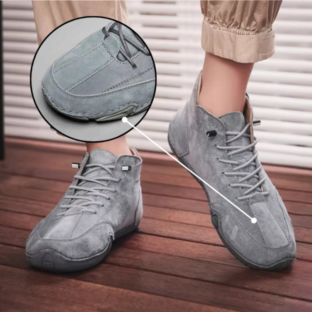 Heren Warme Winterschoenen – Gevoerd Veterlaarzen