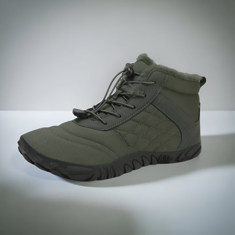 Heren Waterdichte Winter Wandelschoenen – Gevoerd Antislip