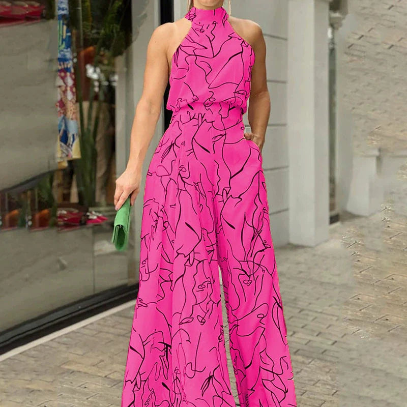 Abito estivo elegante da donna con disegno a linee | Midi