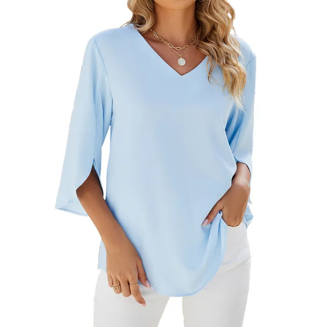 Dames Zomer Tuniek | Langarm, Luchtig