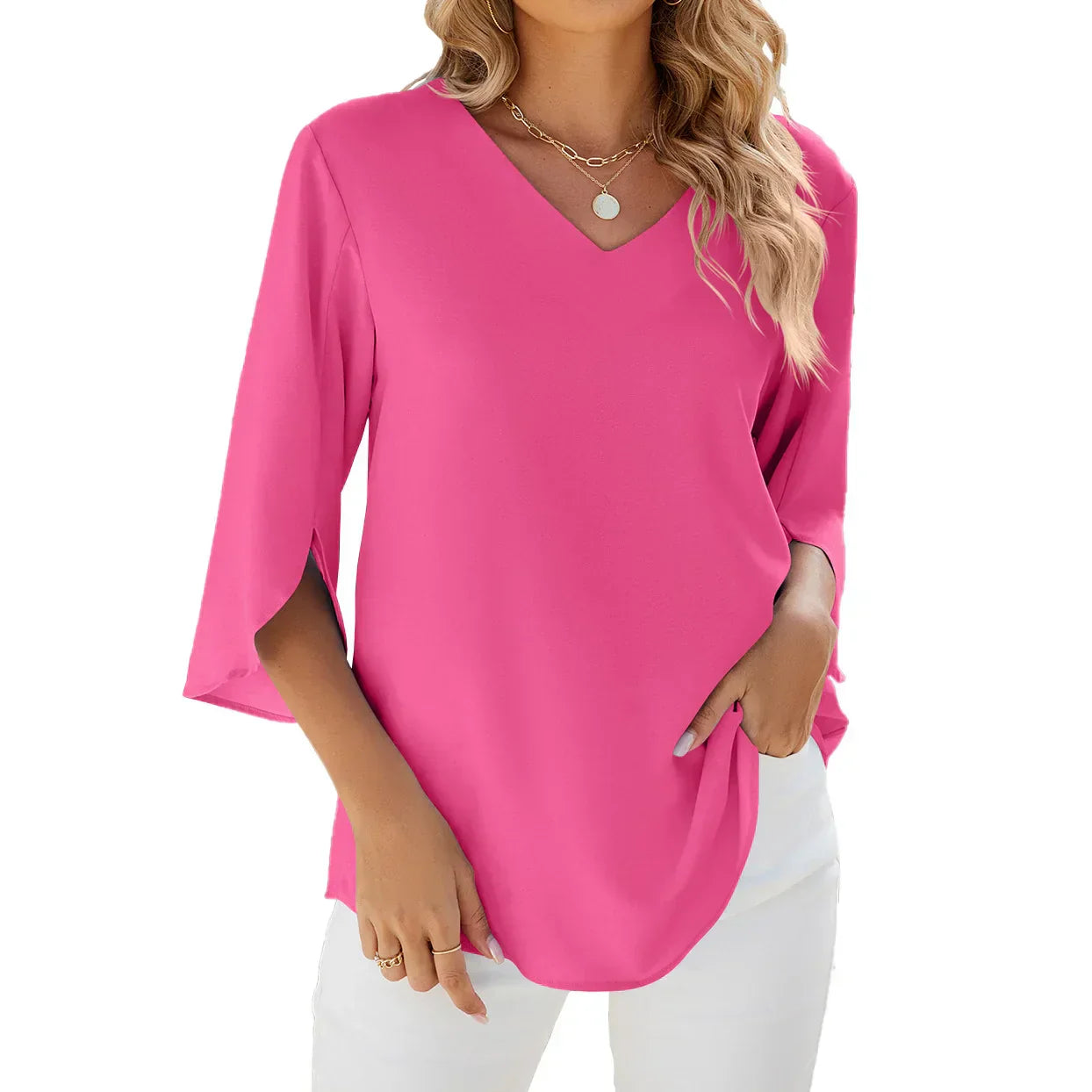 Dames Zomer Tuniek | Langarm, Luchtig