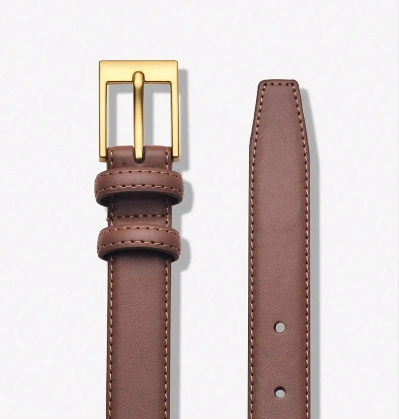 Dames Zwarte Zomer Riem | Smal, Met Goudkleurige Gesp