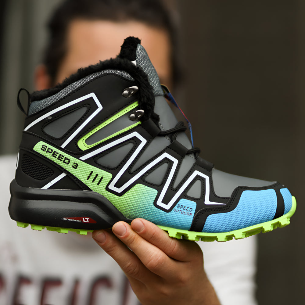 Heren Waterdichte Winter Wandelschoenen – Warm Antislip