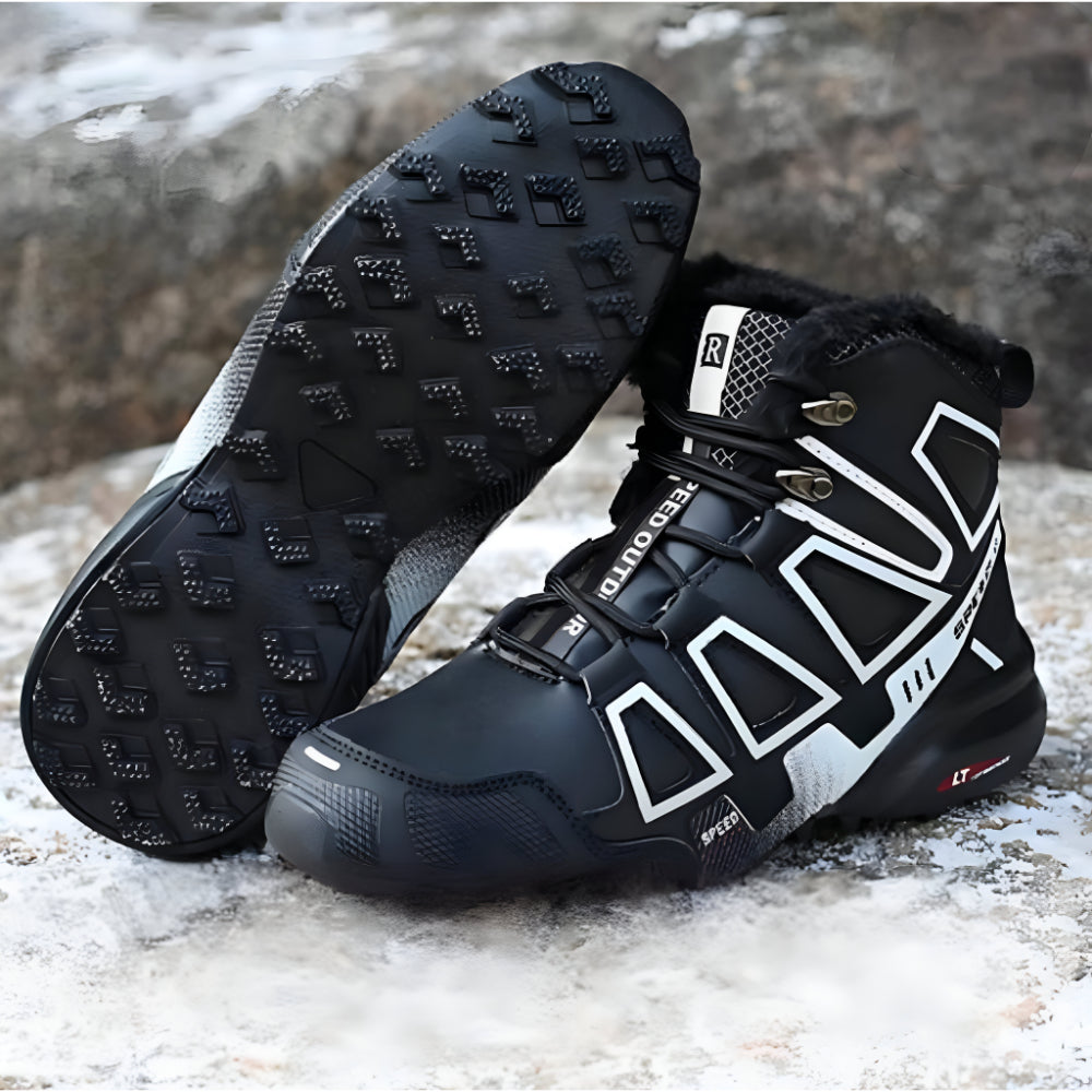 Heren Waterdichte Winter Wandelschoenen – Warm Antislip