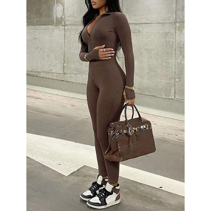 Olivia | Dames sexy jumpsuit | Zwarte