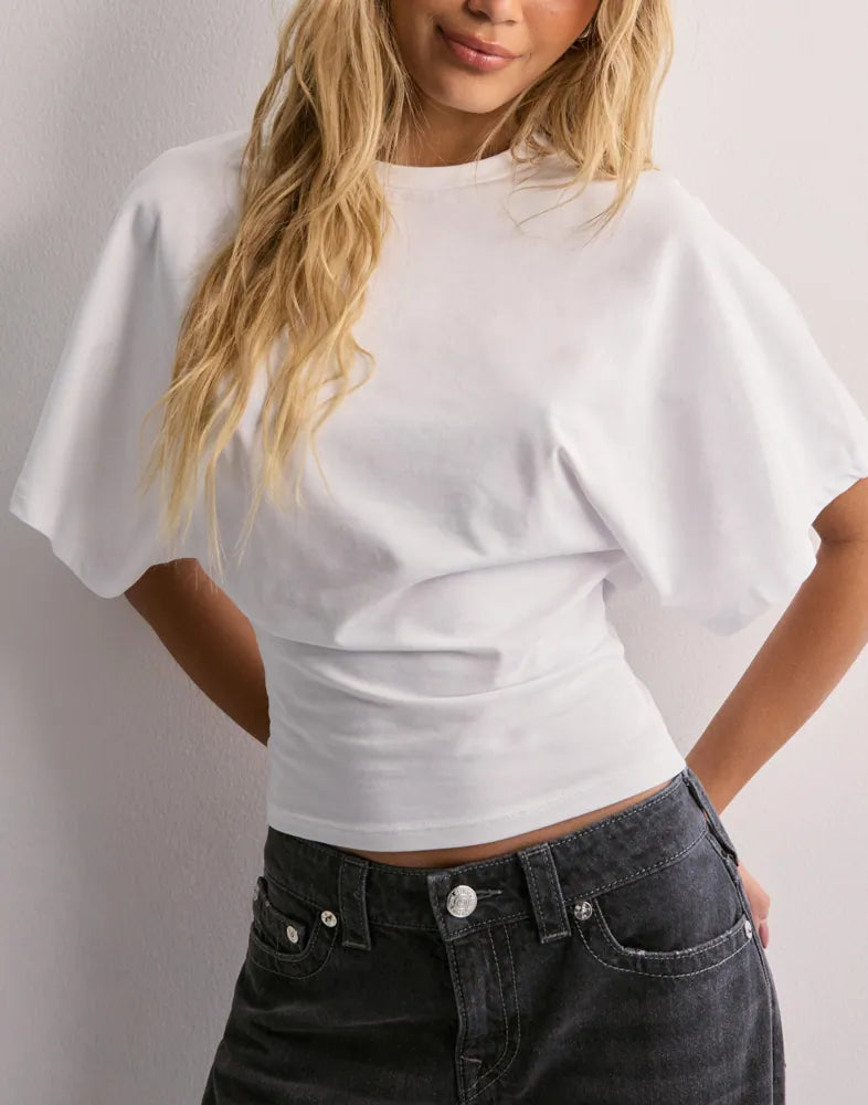 Dames Linnen Top | Casual Crop Top