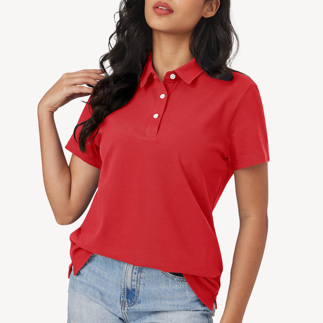 Dames Zomer Poloshirt | Kurzarm, Casual