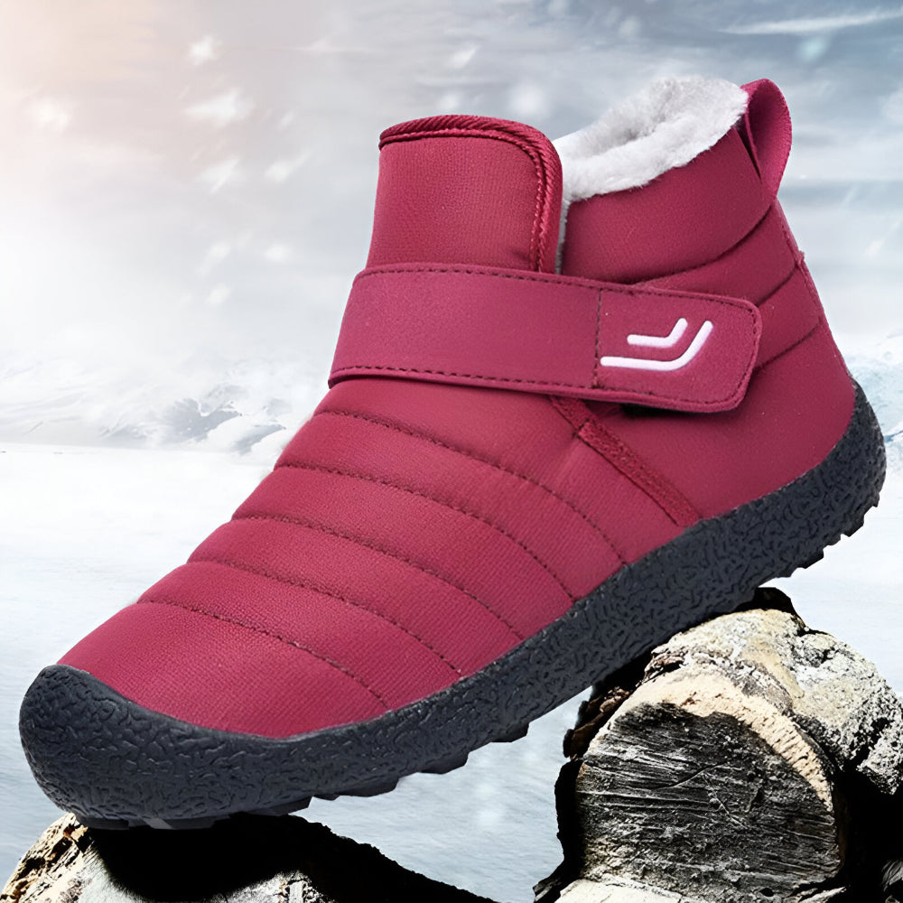 Dames Gevoerde Waterdichte Winterlaarzen – Warm Antislip